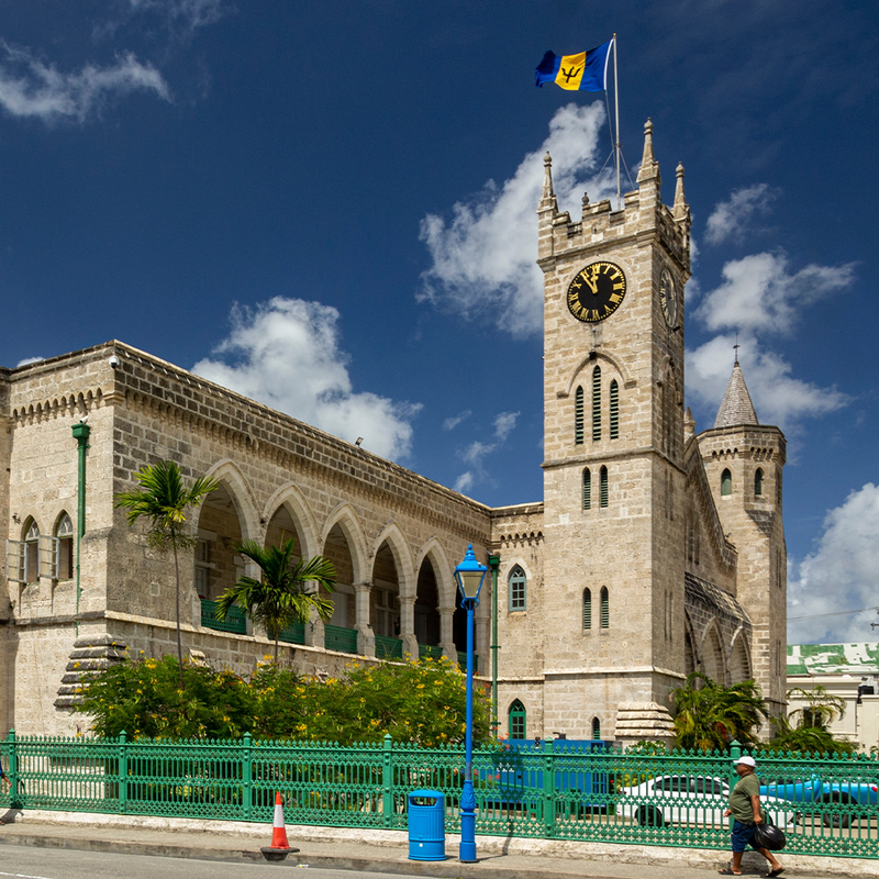 Historic building of Bridgetown Barbados
