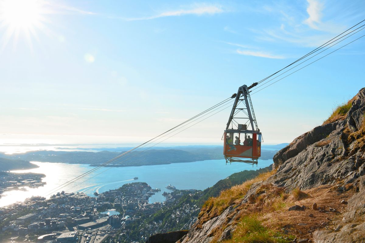 Ulriken Cable Car at Mount Ulriken