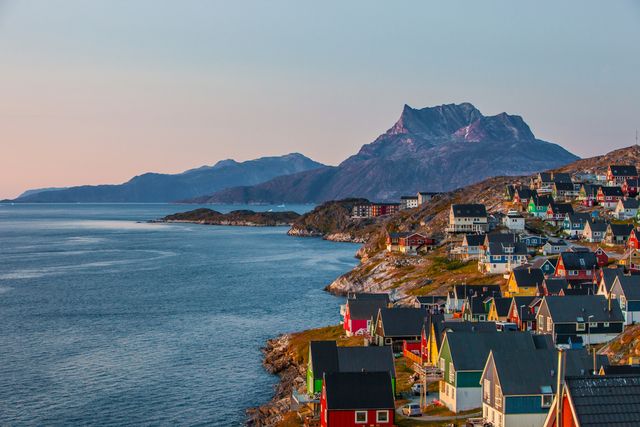 View of Nuuk is Greenland