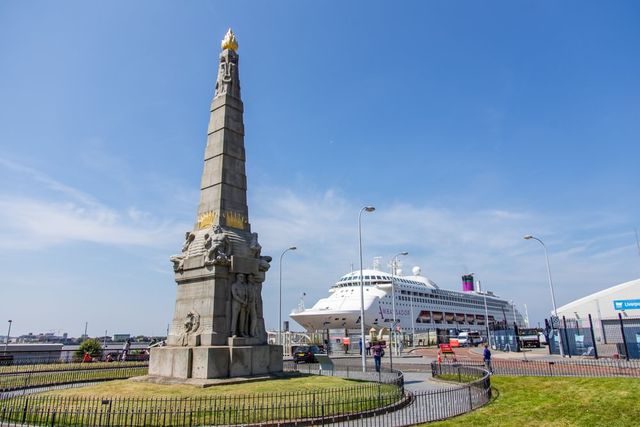 View of the Liverpool Port