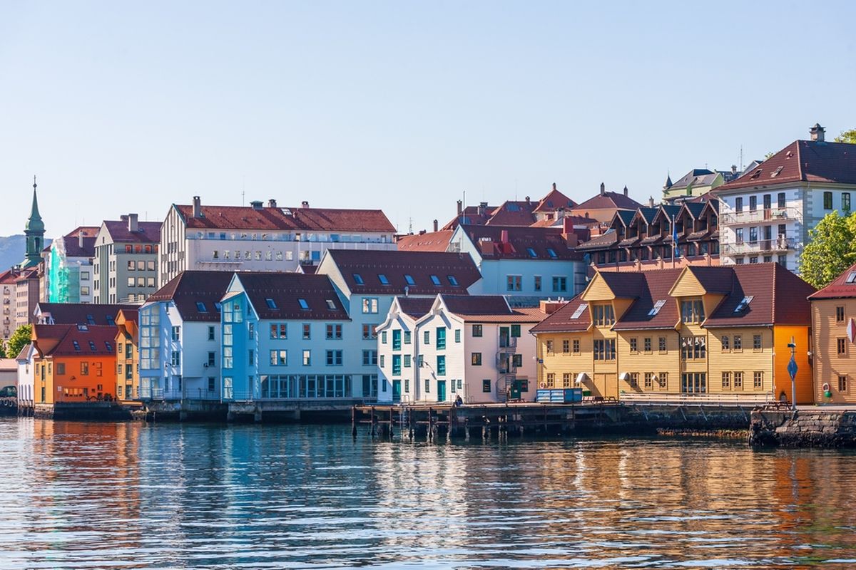 The waterfront in Bergen