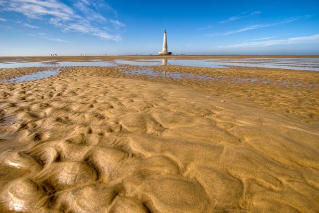 Cordouan Lighthouse in the sun