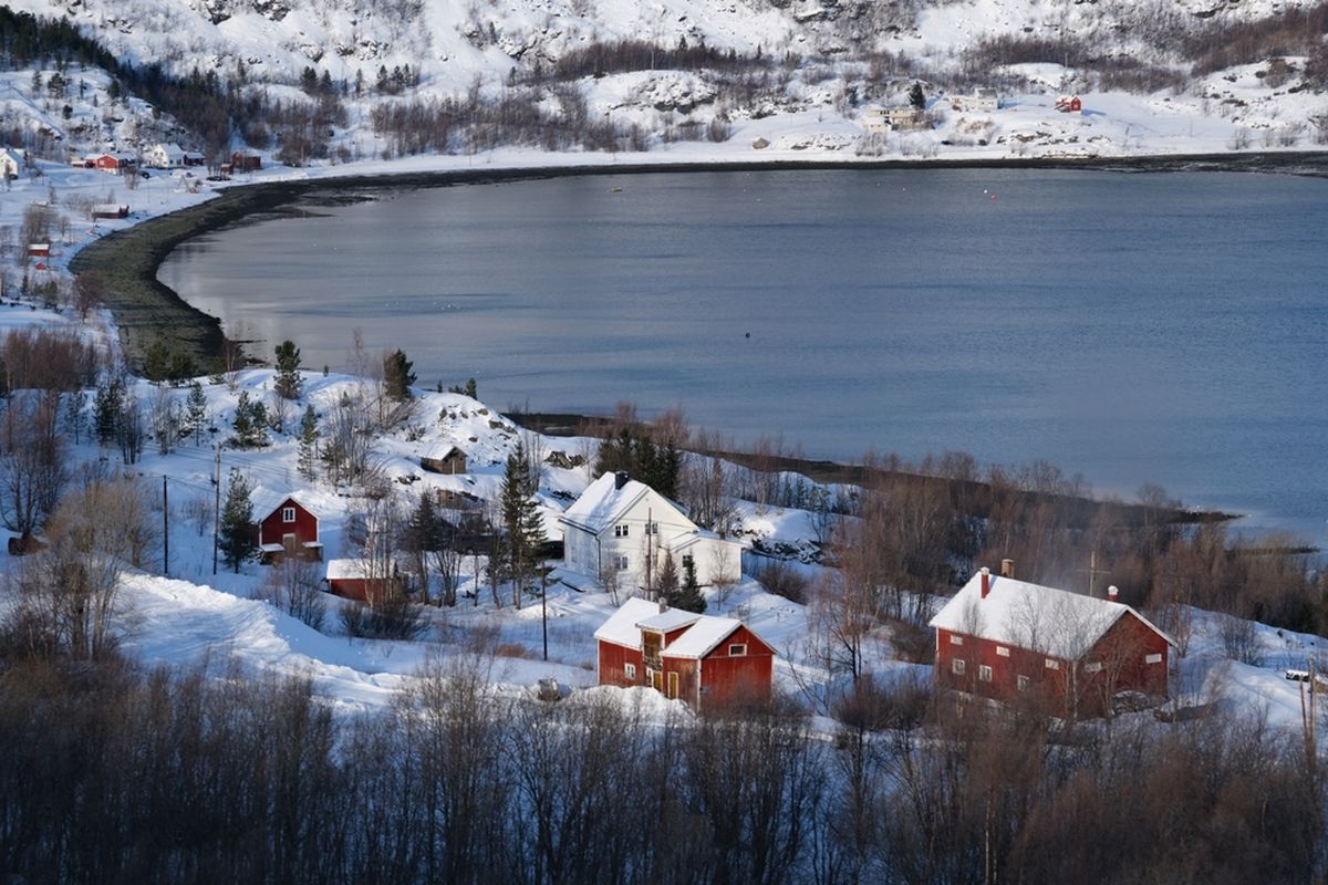 View of the fjord in Alta