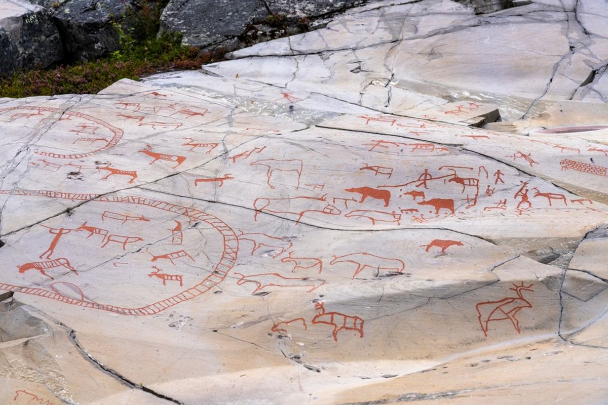 Rock carvings in Alta