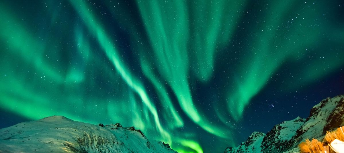 Northern Lights over Tromso, Norway