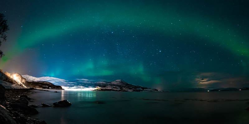 Northern lights at Alta Norway.