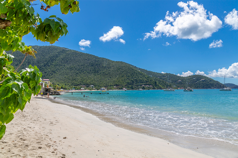 View of Cane Garden Bay Beach, Tortola