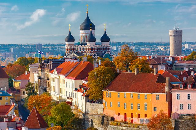 Overview of Tallinn Skyline