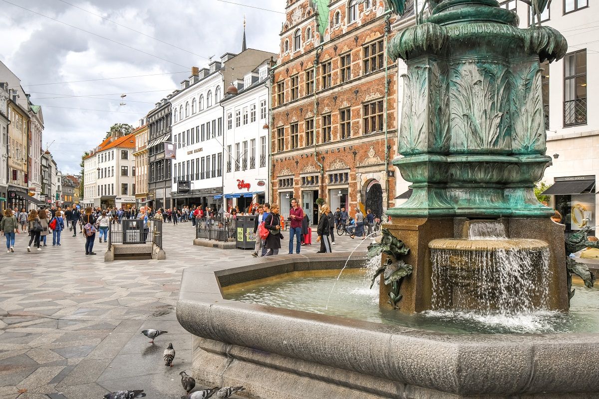 Copenhagen Stroget shopping street