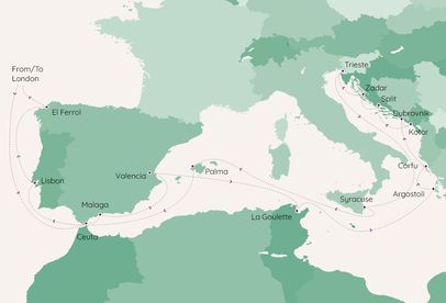 A12627 Cruise Map