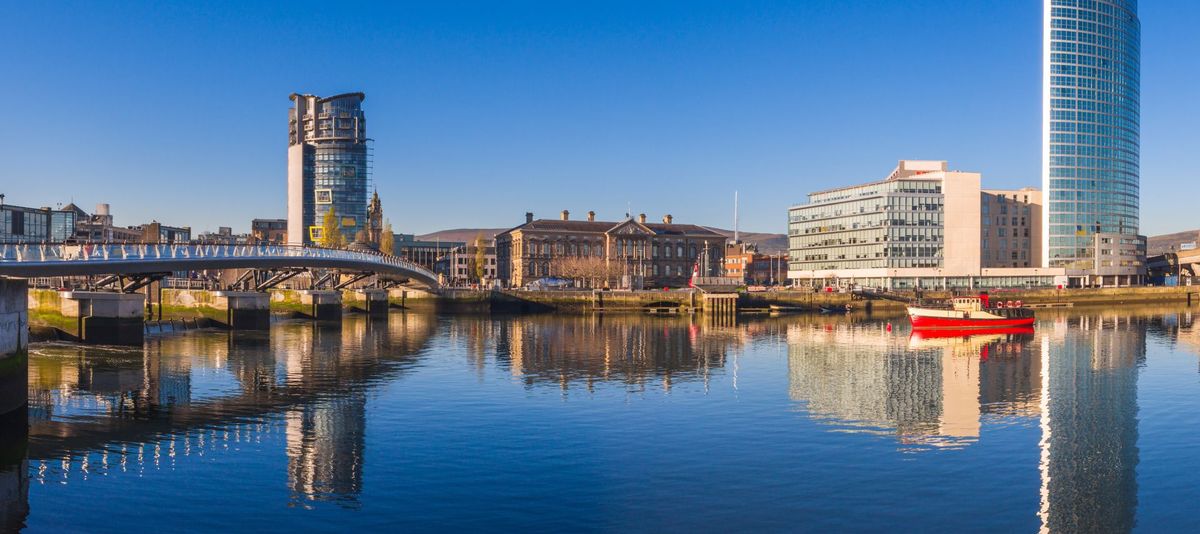 View of Belfast waterfront
