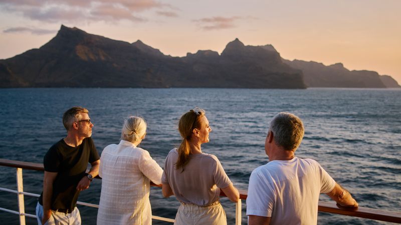 Four adult guests on an Ambassador Cruise