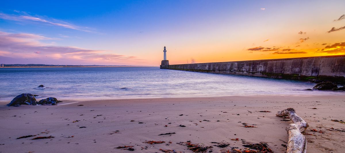 Early morning at South Breakwater, Aberdeen