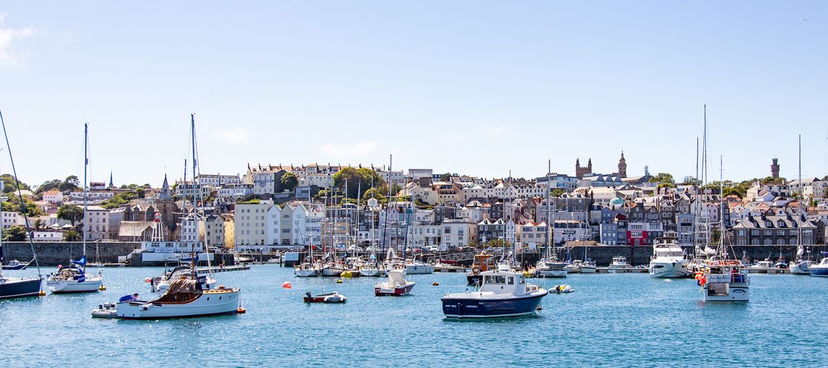 St Peter Port in Guernsey