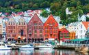 Old town pier in Bryggen, Norway
