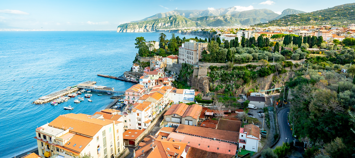 Sorrento, Italy. Marina Grande view