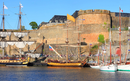 Port and castle of Brest, Brittany, France