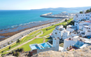 The old city of Tangier, a panoramic view of the port and the old city from the top of Hajrat Ghanem, hafa