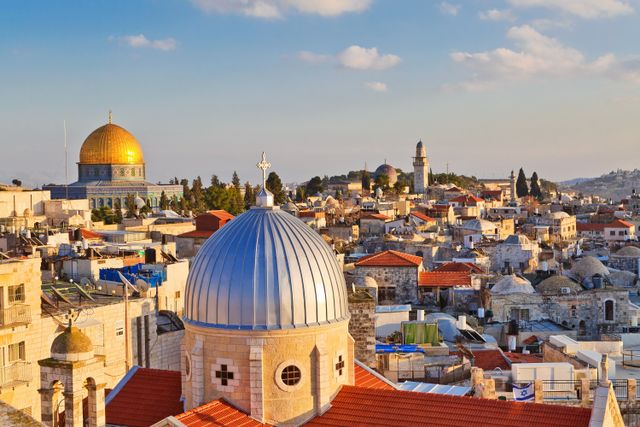 Rooftops of Old city of Jerusalem, Israel