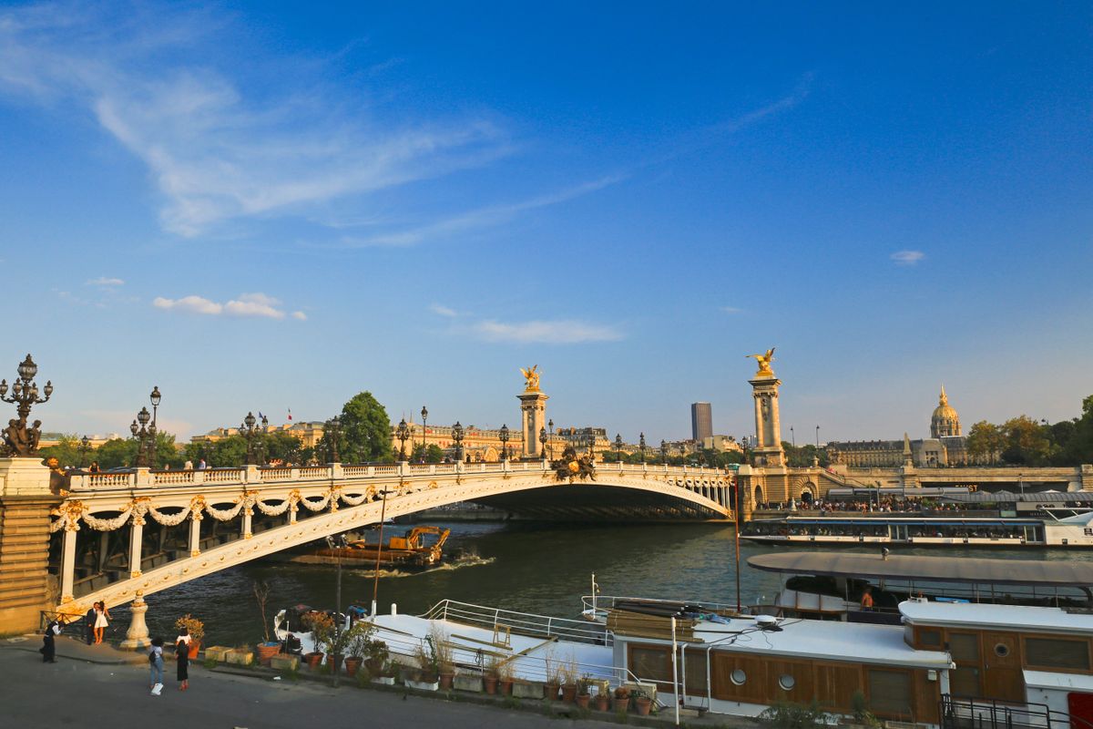 Golden Hour over the Seine in Paris